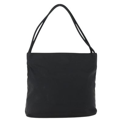 PRADA Tote Bag Nylon Black Silver Auth 173672 - 0