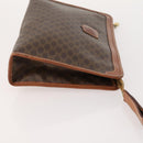 CELINE Macadam Canvas Clutch Bag PVC Leather 3 Set Brown Black beige Auth 173683-4