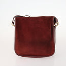 LOEWE Anagram Hand Bag Leather Nylon Suede 3 Set Red Gray Green Auth 173684-3