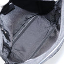 GUCCI GG Canvas Shoulder Bag Black Silver 03136 Auth 173686-11