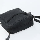 GUCCI GG Canvas Shoulder Bag Black Silver 03136 Auth 173686-6
