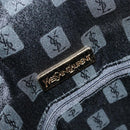 SAINT LAURENT Shoulder Bag Leather Black Gold Auth 173689-17