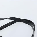 SAINT LAURENT Shoulder Bag Leather Black Gold Auth 173689-8