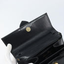 Salvatore Ferragamo Hand Bag Leather Black Gold Auth 173690-16