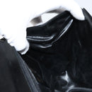 Salvatore Ferragamo Hand Bag Leather Black Gold Auth 173690-20