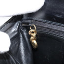 Salvatore Ferragamo Hand Bag Leather Black Gold Auth 173690-22