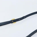 SAINT LAURENT Umhängetasche Leder Navy Gold Original 173693-8