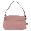 Chloe Lily Shoulder Bag Leather 2way Pink Gold Auth 173695-3