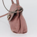 Chloe Lily Shoulder Bag Leather 2way Pink Gold Auth 173695-4