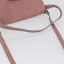 Chloe Lily Shoulder Bag Leather 2way Pink Gold Auth 173695-7