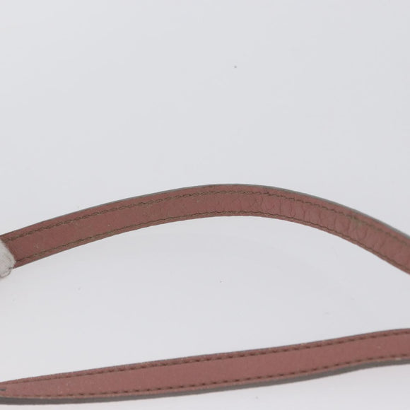 Chloe Lily Shoulder Bag Leather 2way Pink Gold Auth 173695