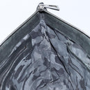 Jimmy Choo Clutch Bag Leather Brown Silver Auth 173696-16
