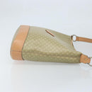 CELINE Macadam Canvas Shoulder Bag PVC Beige Gold Auth 173701-4