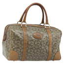 CELINE C Sulky Hand Bag PVC Beige Gold Auth 173702-1