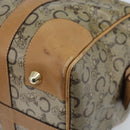 CELINE C Sulky Hand Bag PVC Beige Gold Auth 173702-9