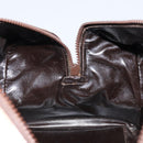 CELINE C Sulky Hand Bag PVC Beige Gold Auth 173702-19