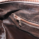 CELINE C Sulky Hand Bag PVC Beige Gold Auth 173702-21