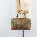 CELINE C Sulky Hand Bag PVC Beige Gold Auth 173702-22