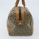 CELINE C Sulky Hand Bag PVC Beige Gold Auth 173702-3