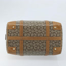 CELINE C Sulky Hand Bag PVC Beige Gold Auth 173702-5