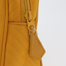 SAINT LAURENT Handtas Nylon Geel Goud Auth 173709-14