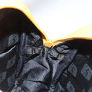 SAINT LAURENT Handtas Nylon Geel Goud Auth 173709-17