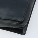 BOTTEGA VENETA Umhängetasche Leder Schwarz Gold Auth 173710-16
