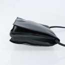 BOTTEGA VENETA Umhängetasche Leder Schwarz Gold Auth 173710-3