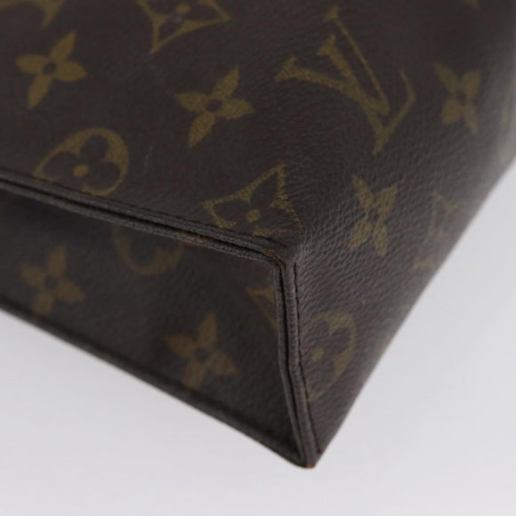 LOUIS VUITTON Monogram Poche Toilette 26 Pouch M47542 LV Auth 173730