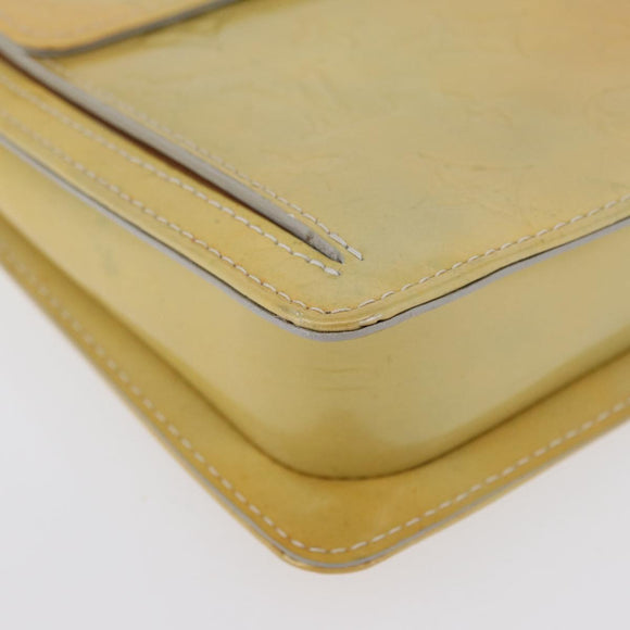 LOUIS VUITTON Monogram Vernis Motto Accessory Pouch Gris M91030 LV Auth 173732