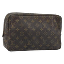 LOUIS VUITTON Monogram Trousse Toilette 28 Clutch Bag M47522 LV Auth 173738-1