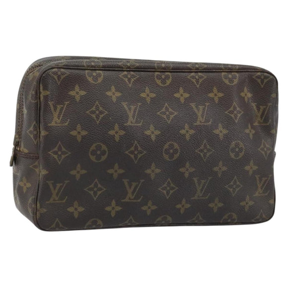LOUIS VUITTON Monogram Trousse Toilette 28 Clutch Bag M47522 LV Auth 173738