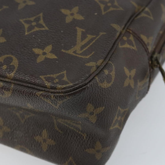 LOUIS VUITTON Monogram Trousse Toilette 28 Clutch Bag M47522 LV Auth 173738