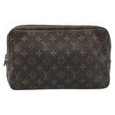 LOUIS VUITTON Monogram Trousse Toilette 28 Clutch Bag M47522 LV Auth 173738-13