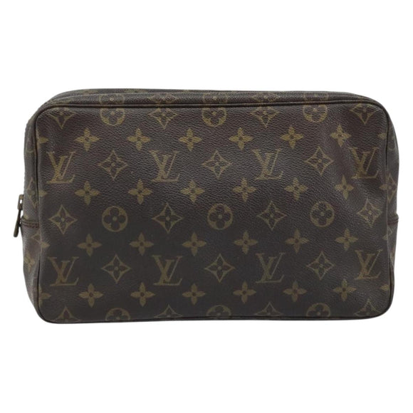 LOUIS VUITTON Monogram Trousse Toilette 28 Clutch Bag M47522 LV Auth 173738