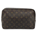 LOUIS VUITTON Monogram Trousse Toilette 28 Clutch Bag M47522 LV Auth 173738-2
