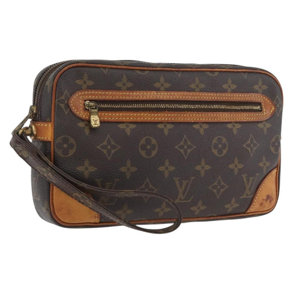 LOUIS VUITTON Monogram Marly Dragonne GM Clutch Bag M51825 LV Auth 173740