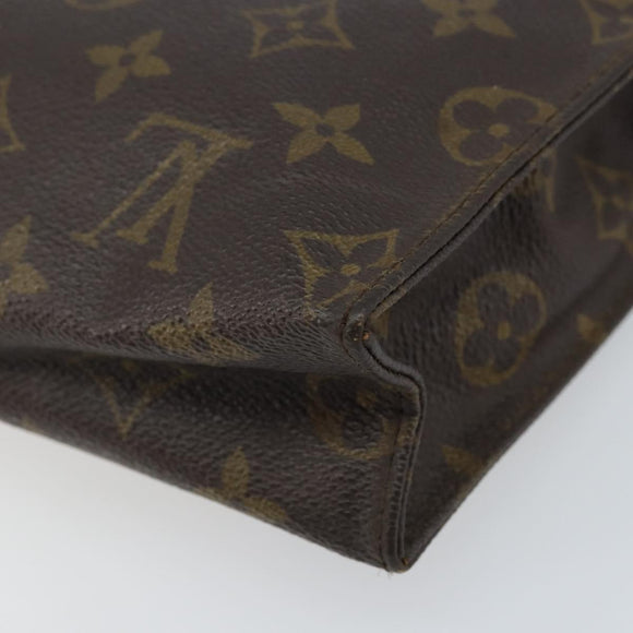 LOUIS VUITTON Monogram Poche Toilette 26 Pouch M47542 LV Auth 173742