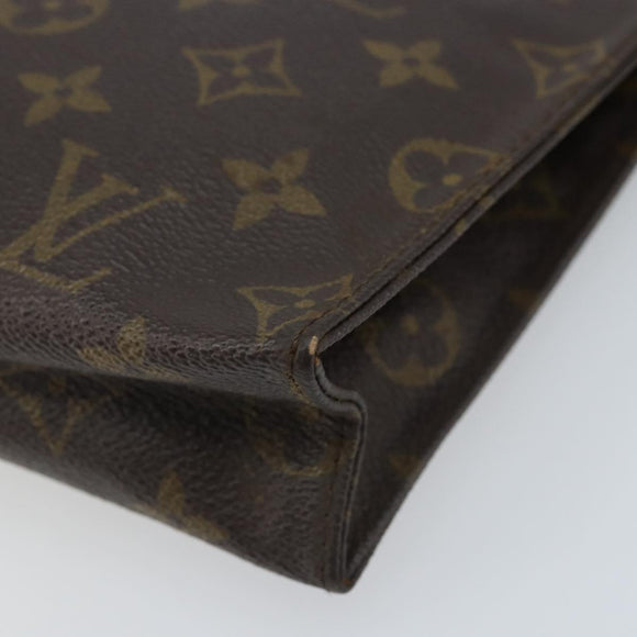LOUIS VUITTON Monogram Poche Toilette 26 Pouch M47542 LV Auth 173742