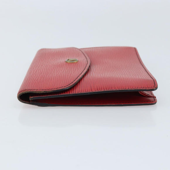 LOUIS VUITTON Epi Montagne 20 Clutch Bag Red LV Auth 173743