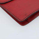 LOUIS VUITTON Epi Montagne 20 Clutch Bag Red LV Auth 173743-14
