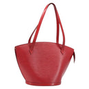 LOUIS VUITTON Epi Saint Jacques Shopping Shoulder Bag Red M52277 LV Auth 173745-1