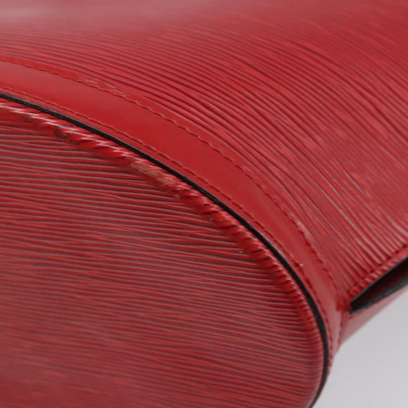 LOUIS VUITTON Epi Saint Jacques Shopping Shoulder Bag Red M52277 LV Auth 173745
