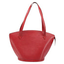 LOUIS VUITTON Epi Saint Jacques Shopping Shoulder Bag Red M52277 LV Auth 173745-13