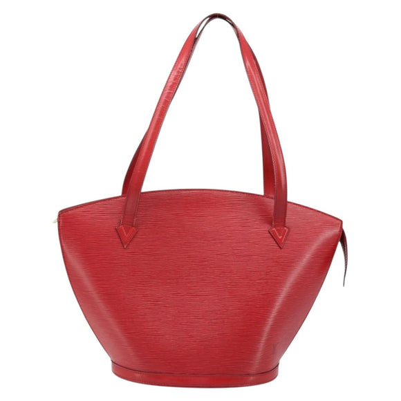 LOUIS VUITTON Epi Saint Jacques Shopping Shoulder Bag Red M52277 LV Auth 173745