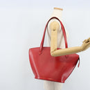 LOUIS VUITTON Epi Saint Jacques Shopping Shoulder Bag Red M52277 LV Auth 173745-23