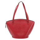 LOUIS VUITTON Epi Saint Jacques Shopping Shoulder Bag Red M52277 LV Auth 173745-2