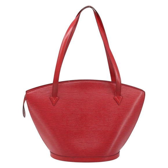 LOUIS VUITTON Epi Saint Jacques Shopping Shoulder Bag Red M52277 LV Auth 173745