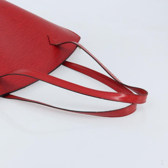 LOUIS VUITTON Epi Saint Jacques Shopping Shoulder Bag Red M52277 LV Auth 173745