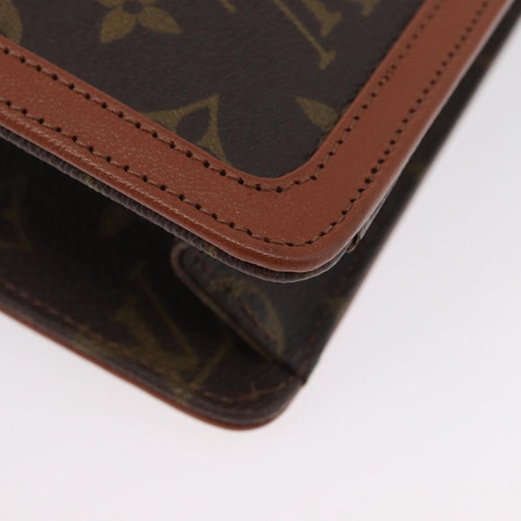 LOUIS VUITTON Monogram Pochette Dam PM Clutch Bag M51812 LV Auth 173755